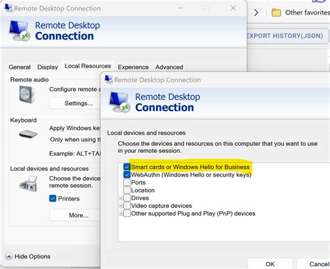 enable smart card sharing|Smart Card Reader not detected on remote host using Remote .